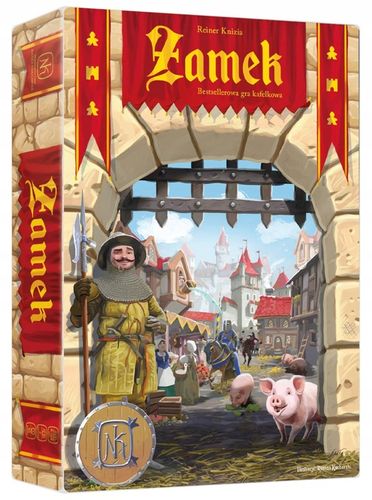 CARCASSONNE ZAMEK słynna gra planszowa dla 2 osób CASTLE karkason karkasą na Arena.pl