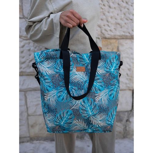 pojemna torba shopper na zakupy w modny wzór - rovicky na Arena.pl