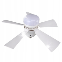 WENTYLATOR WIATRAK SUFITOWY LAMPA MEGARA + pilot