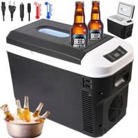 MAŁA LODÓWKA TURYSTYCZNA LODÓWKA 15L SAMOCHODOWA PRZENOŚN CHŁODZI I OGRZEWA