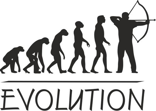 Koszulka EVOLUTION łucznik ewolucja archery na Arena.pl