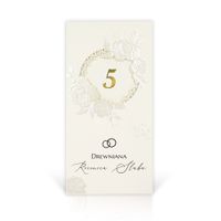 karnet długi rocznica ŚLUBU ''5'' DREWNIANA