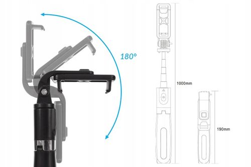 KIJEK DO SELFIE TRIPOD STATYW PILOT BLUETOOTH na Arena.pl