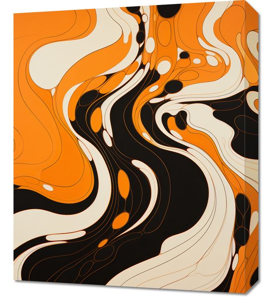 Obraz 50x60cm Tańczący Atrament zdjęcie 1