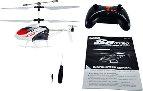 Helikopter RC SYMA S5 3CH biały na Arena.pl