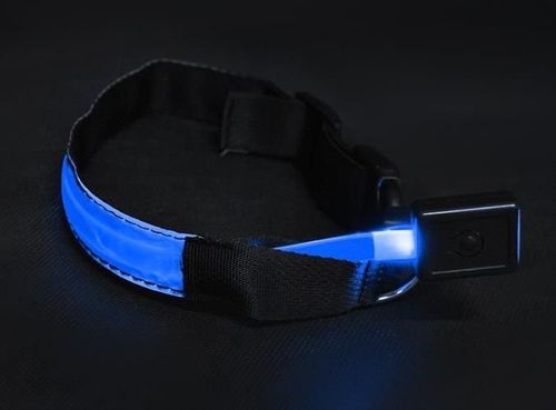 Obroża LED niebieska - S na Arena.pl