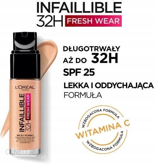 LOREAL INFAILLIBLE 32H FRESH WEAR Podkład 200 zdjęcie 3
