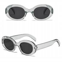 Dziecięce Okulary przeciwsłoneczne owalne dla DZIEWCZYNKI dzieci + ETUI