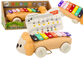 Cymbałki Lew Na Kółkach Instrument Dla Dzieci Kolorowe Edukacyjne