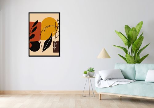 Plakat 67,5x95cm Ciepłe Kontury na Arena.pl
