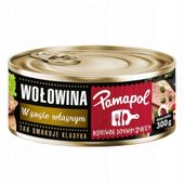 PAMAPOL WOŁOWINA W SOSIE WŁASNYM 300G KONSERWA