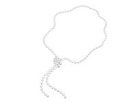 Naszyjnik z pereł perły w stylu retro, 120 cm