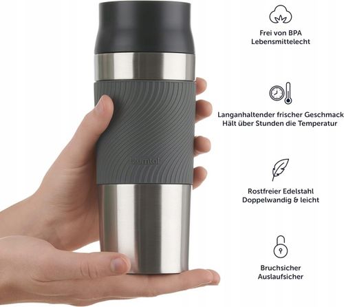 BlumTal Kubek termiczny Termos 350ml żółty na Arena.pl