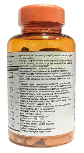 Witamina Super C-1000 Complex (100tab) Puritan's Pride na Arena.pl