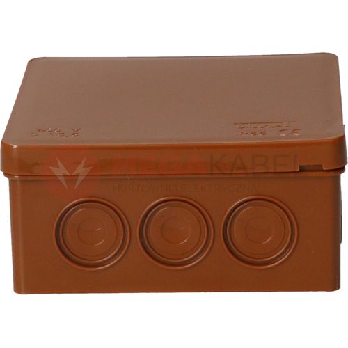 Puszka PF KLIK brązowa n/t 80x80x32 003-02 Viplast na Arena.pl