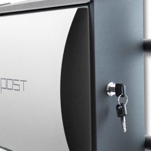 16398 Nowa Skrzynka wolnostojąca na stojaku z 2szt biała na Arena.pl