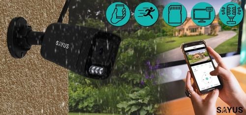 KAMERA ZEWNĘTRZNA IP WiFi 8MPx METALOWA 4K ULTRA HD DETEKCJA RUCHU ZOOM 8MP na Arena.pl