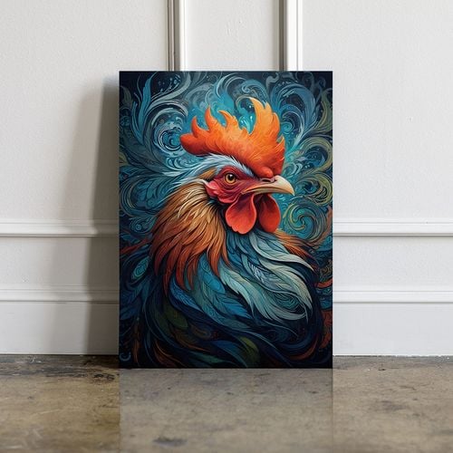 Obraz na płótnie kura kogut 70x100 cm na Arena.pl