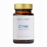 Cynk 15 mg cytrynian cynku inulina 60 kaps skóra włosy odporność Natu.Care