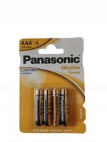Baterie alkaliczne Panasonic AAA LR03 Lasting Energy 4 szt blister