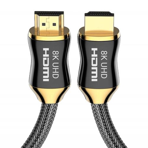 KABEL HDMI 2.1 8K PRZEWÓD ULTRA HIGH SPEED 48Gbps eARC FHD 240Hz GOLD na Arena.pl