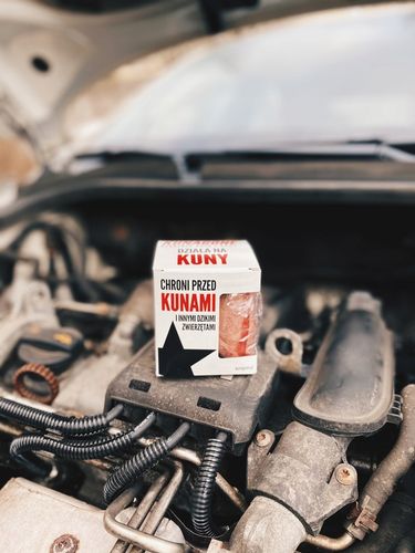 NATURALNY ODSTRASZACZ NA KUNY DO SAMOCHODU KUNAGONE PRZECIWKO KUNOM na Arena.pl