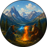 Opłatek na tort Mag Czarodziej Postać Mężczyzna