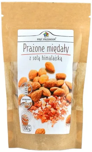 MigdaŁy PraŻone Z SolĄ KŁodawskĄ Bezglutenowe 100 g - PiĘĆ Przemian na Arena.pl