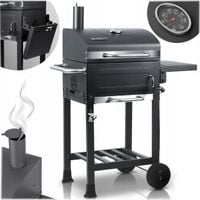 Grill węglowy ogrodowy komin Berdsen 46 x 35 cm + Termometr