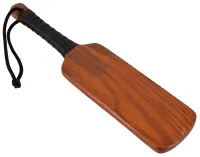 zado paddle drewniana z uchwytem skorzanym 40 cm