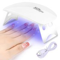 UV Lampa do Paznokci 6W do Hybryd Żeli Mocna Mini Przenośna LED do Manicure