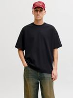 Jack&Jones męska koszulka t-shirt JJEBARRON TEE SS O-NECK NOOS 12298906 BLACK S