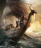 Wyprawa Wikingów - plakat premium 50x70 cm