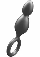 toyjoy the plugger 2 balls plug silikonowy korek anatomiczny srebrny