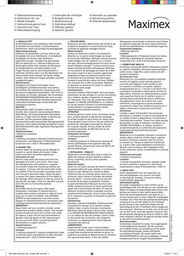 MARKER DO EMALIOWANIA WANIEN sprzętu AGD biały 6ml na Arena.pl