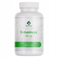 Czysta D-mannoza 680 mg Układ moczowy, zdrowy pęcherz - 60 kapsułek
