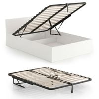 Stelaż do Łóżka 120x200 cm Podnoszony Metalowy Wkład pod Materac 28 listew