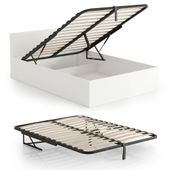Stelaż do Łóżka 120x200 cm Podnoszony Metalowy Wkład pod Materac 28 listew