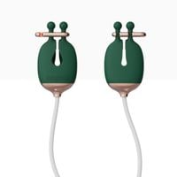 zaciski na sutki no.2 vibrating nipple clamps green qingnan
