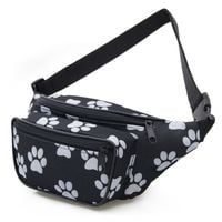 NERKA saszetka biodrówka solidna polska łapki szczeniaczka N003 czarna