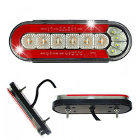 LAMPA TYLNA ZESPOLONA 31 LED neon DYNAMICZNY KIERUNEK 12/24V owalna Kamar