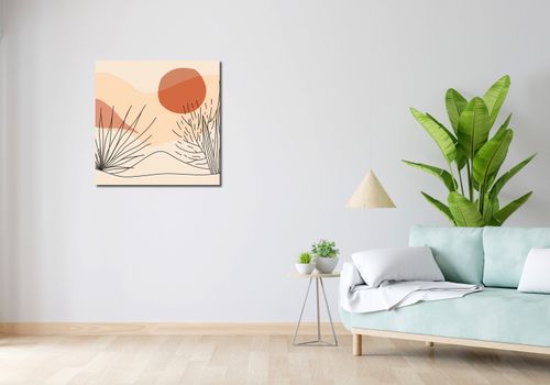 Obraz 70x70cm Miękka Roślinność na Arena.pl