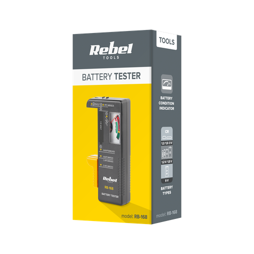 Tester baterii Rebel Tools RB-168 na Arena.pl