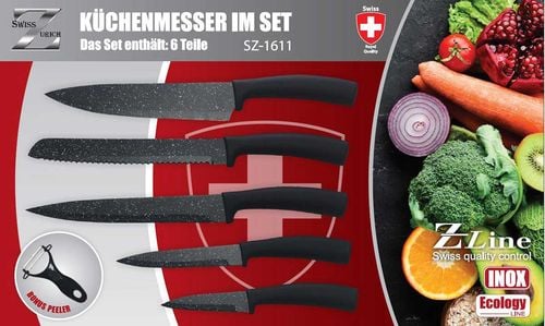 6-elementowy zestaw noży granitowych zurich sz-1611 na Arena.pl