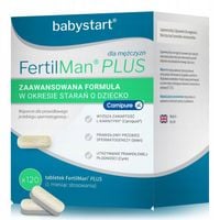 FertilMan Plus JAKOŚĆ NASIENIA Ten 21 składników 120 tabletek dla niego ON