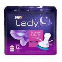 SENI LADY SUPER NIGHT wkładki urologiczne NA NOC z prebiotykiem 12szt