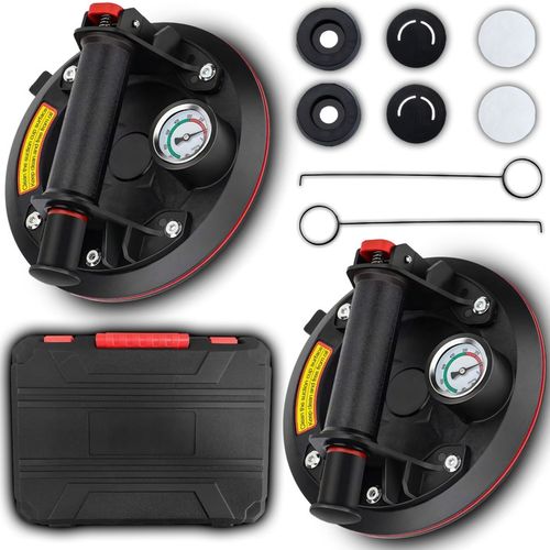 2X PRZYSSAWKA UCHWYT DO PŁYTEK GLAZURY SZYB 220KG Z POMPKĄ I na Arena.pl