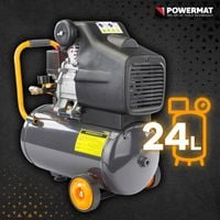 KOMPRESOR OLEJOWY 24L SPRĘŻARKA 8 BAR 206 l/min 230V WYDAJNY
