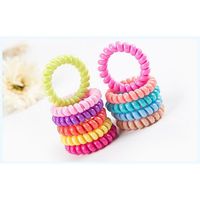 Gumka Do Włosów Sprężynka Kolory, Kolor: Pomarańczowy