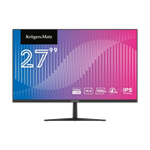 Monitor LED bezramkowy Kruger&Matz 27" FullHD 100Hz IPS HDMI głośniki